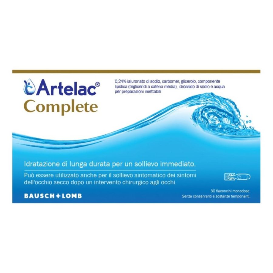 Artelac Complete - Collirio Idratante 30 Flaconcini Artelac Complete - Collirio Idratante 30 Flaconcini