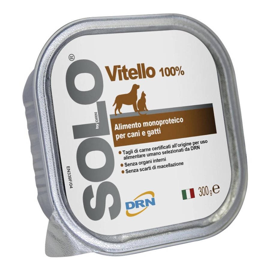 SOLO VITELLO ALIM CANI/GATTI*300G