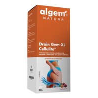 Algem Natura Draingem XL Integratore Alimentare 500 ml - Drenante Naturale per Cosce, Glutei e Cellulite