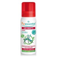 Puressentiel SOS Insetti Spray Antipuntura Bimbo 60ml &ndash; Protezione Naturale e Lenitiva