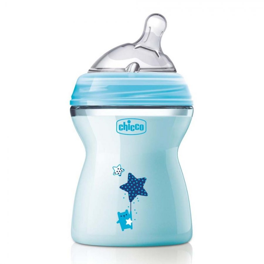 CHICCO Biberon NatFeel Pl.Boy 2m+ 250ml