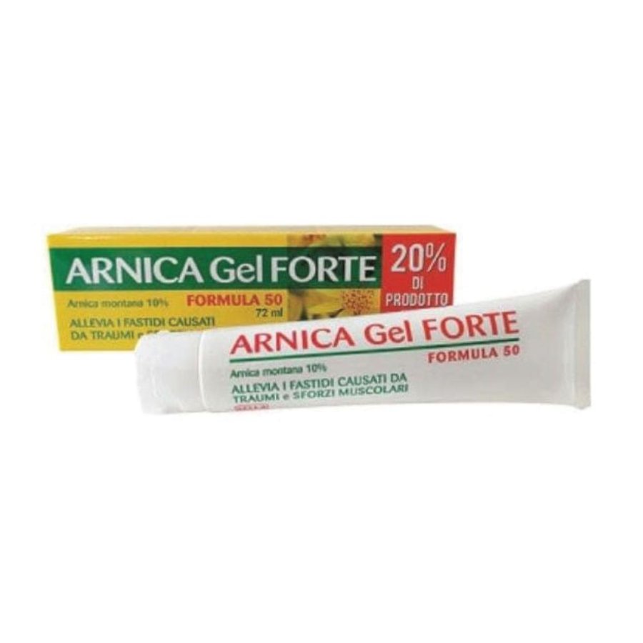 Arnica 10% Gel Forte 72 ml - Lenitivo per Piccoli Traumi Muscolari