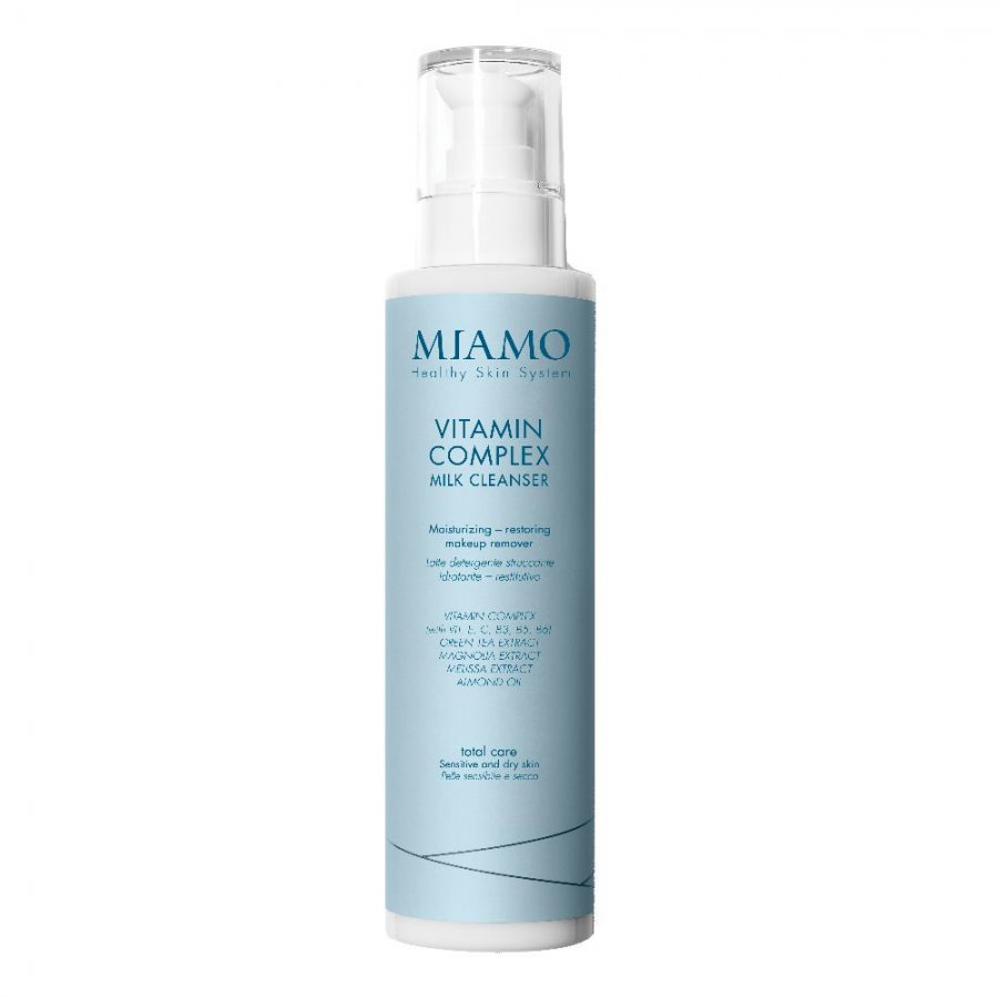 Miamo Vitamin Complex Milk Cleanser 250ml - Latte Detergente Struccante Idratante e Restitutivo