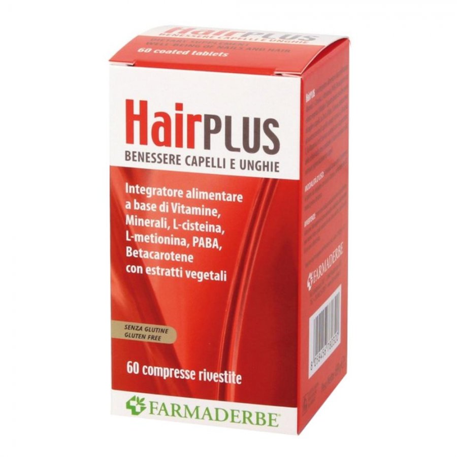 Hair Plus 60 Compresse - Integratore per Capelli Forti e Sani