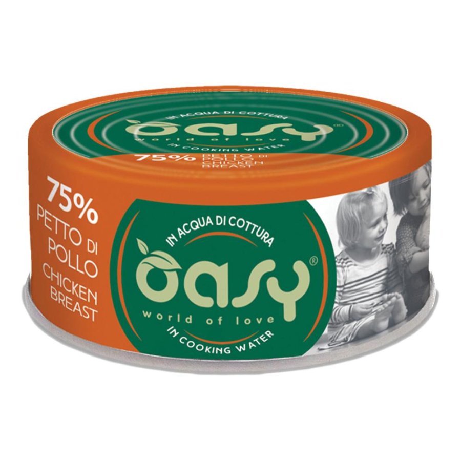 OASY GATTO MORE LOVE PETTO DI POLLO 70GR (lattina)