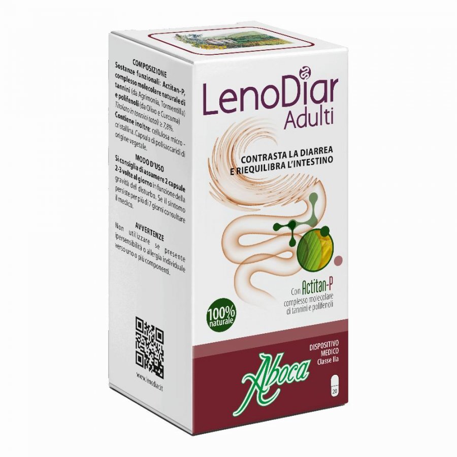 Lenodiar Adulti 20 capsule 500 mg - Aboca