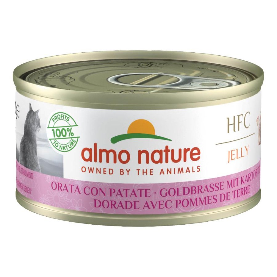 ALMO NATURE GATTO HFC LIGHT ORATA PATATE 70GR (lattina)