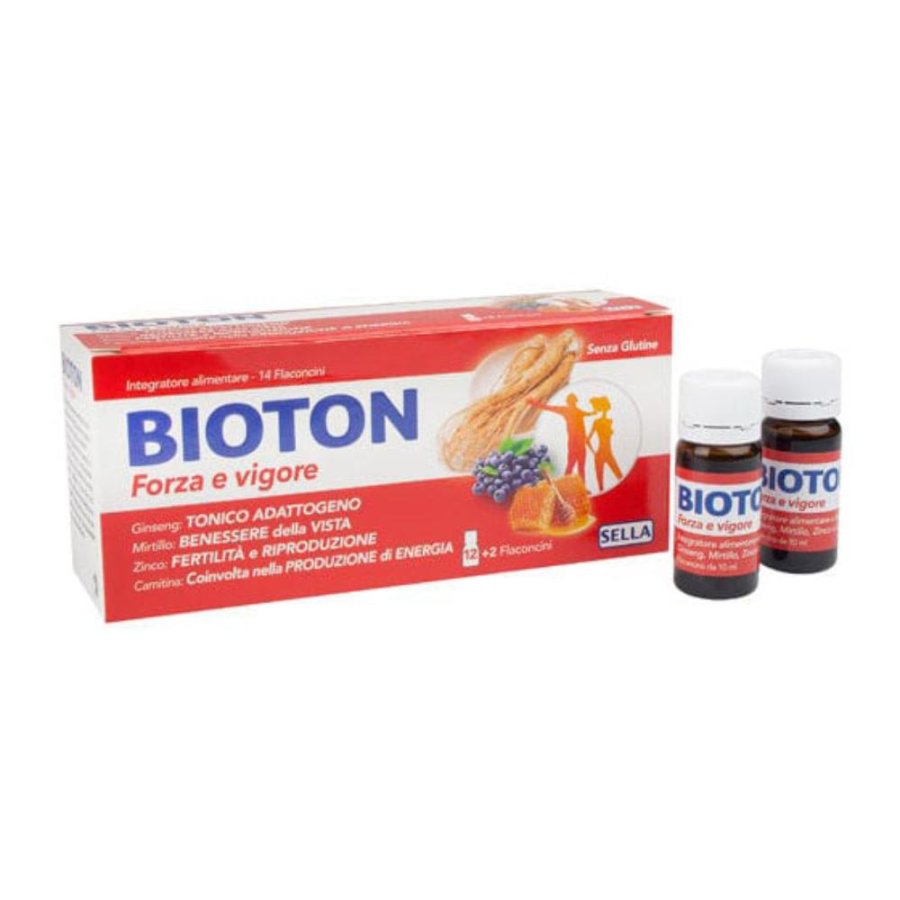 Bioton Ginseng Forze e Vigore 14 Flaconcini da 10ml - Integratore Alimentare