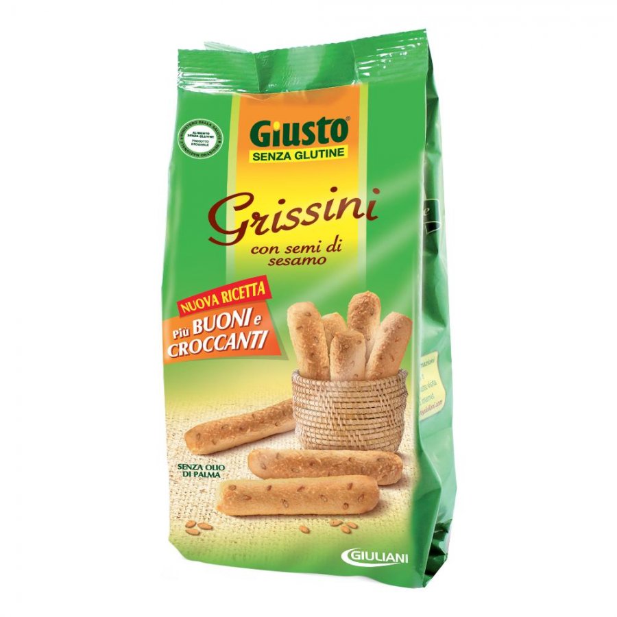 GIUSTO S/G Grissini Sesamo 150g
