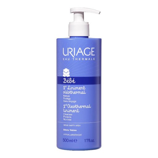 Uriage Premiere Liniment Oléothermal 500ml - Detergente per Zona del Pannolino