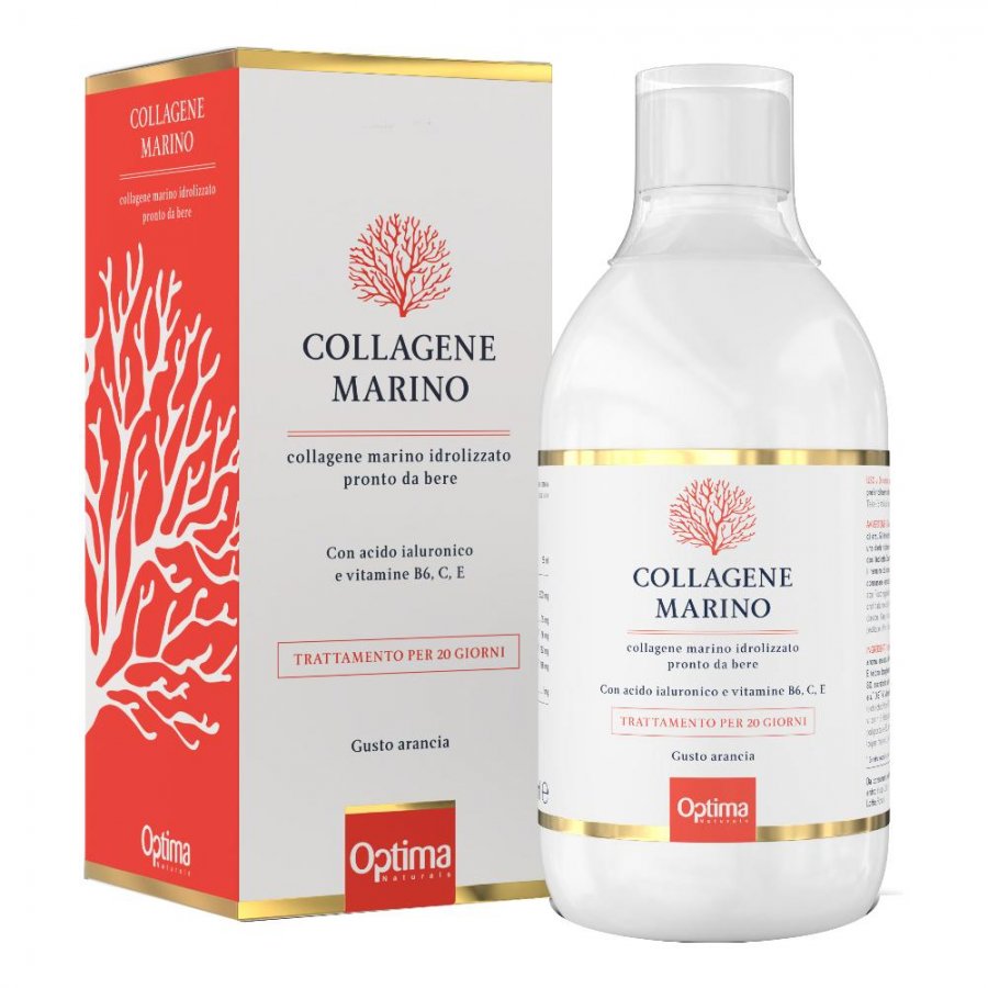 Collagene Marino - Idrolizzato Liquido Pronto Da Bere 500 ml - Marca Bellezza Naturale - Integratore per Pelle e Articolazioni