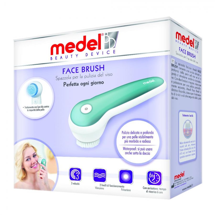 Medel - Beauty Face Brush Spazzola facciale per il viso