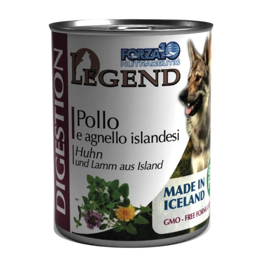 FORZA10 CANE LEGEND NEW ZELAND DIGESTION GRAIN FREE ADULT POLLO AGNELLO 312GR (lattina) FORZA10 CANE LEGEND NEW ZELAND DIGESTION GRAIN FREE ADULT POLLO AGNELLO 312GR (lattina)