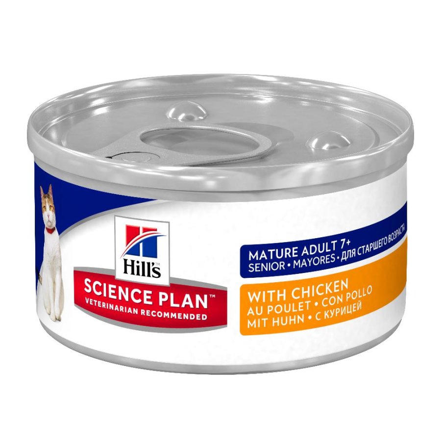HILL'S GATTO SCIENCE MATURE POLLO 82GR (lattina)