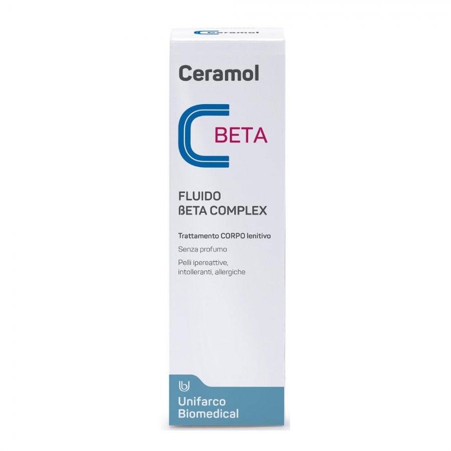 Ceramol Beta Complex Fluido Crema Corpo 100ml - Idratazione Profonda per Pelle Sensibile