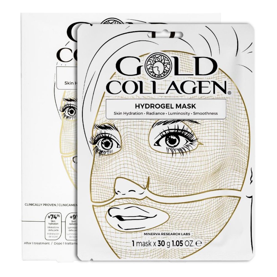 Gold Collagen Hydrogel Mask - Maschera Viso Idratante e Illuminante Gold Collagen Hydrogel Mask - Maschera Viso Idratante e Illuminante