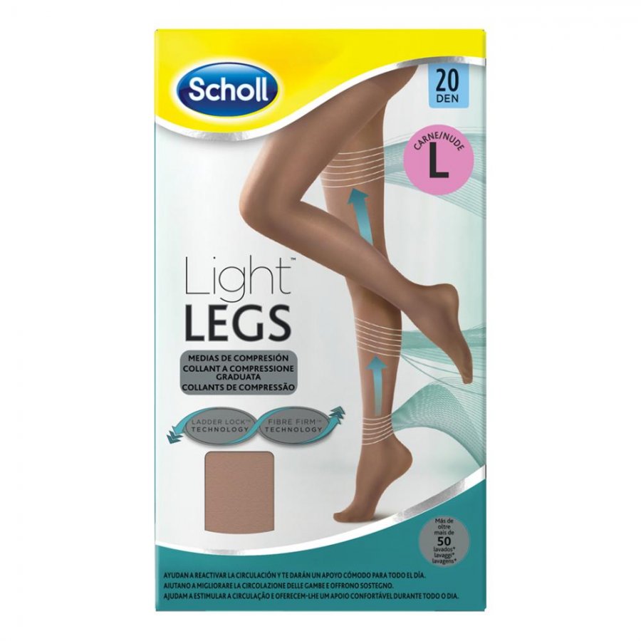Collant Dr. Scholl Light Legs 20 Denari Nude Taglia L - Comfort e Stile per Gambe Leggere