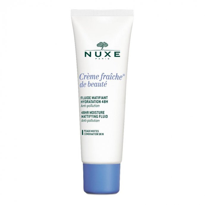 Nuxe Creme Fraîche De Beaute Fluido Idratante Viso 50ml - Latte Vegetale e Fiori di Mandorlo