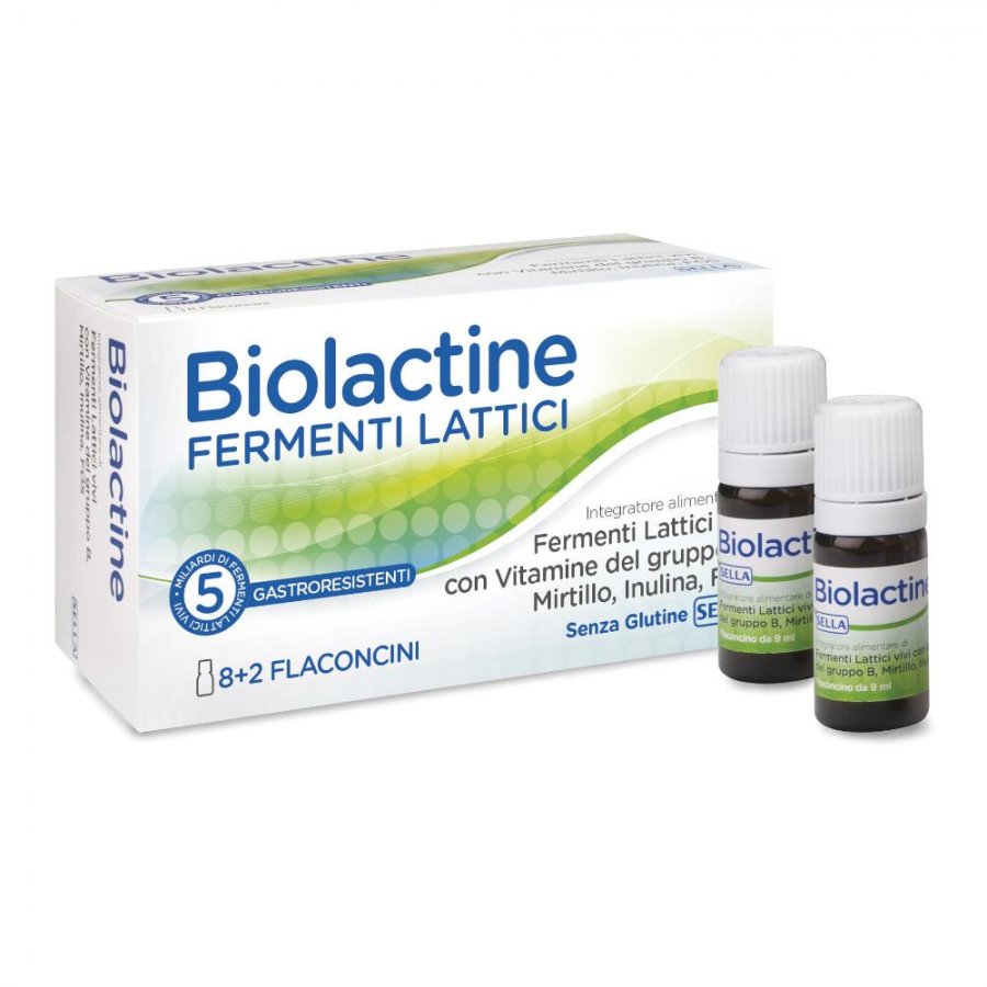 Biolactine - Integratore di fermenti Lattici 10 x 9 ml