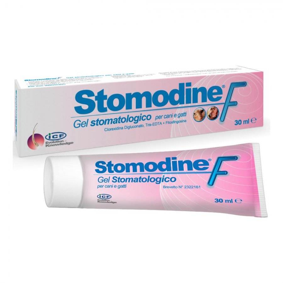 Stomodine F Gel Stomatologico per Gengive di Cani e Gatti 30ml - Cura Orale Veterinaria