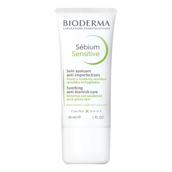Bioderma Sebium Sensitive Trattamento Lenitivo/Anti-Imperfezioni 30ml - Il Rimedio Dolce per una Pelle Chiara e Protetta