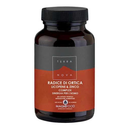 Terranova Radice di Ortica, Licopene e Zinco Complex - Integratore per la Salute Maschile - 50 Capsule Vegetali
