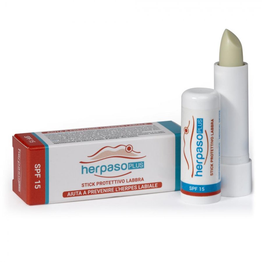 A&r Pharma Herpaso Plus SPF15 Stick Protettivo Labbra 5,5ml - Prevenzione dell'Herpes Labiale