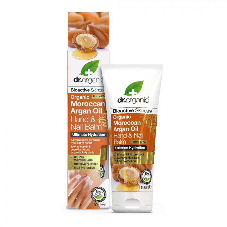 Argan Hand & Nail Balm - Crema Mani Idratante 100 ml - Nutrizione e Cura per Mani e Unghie
