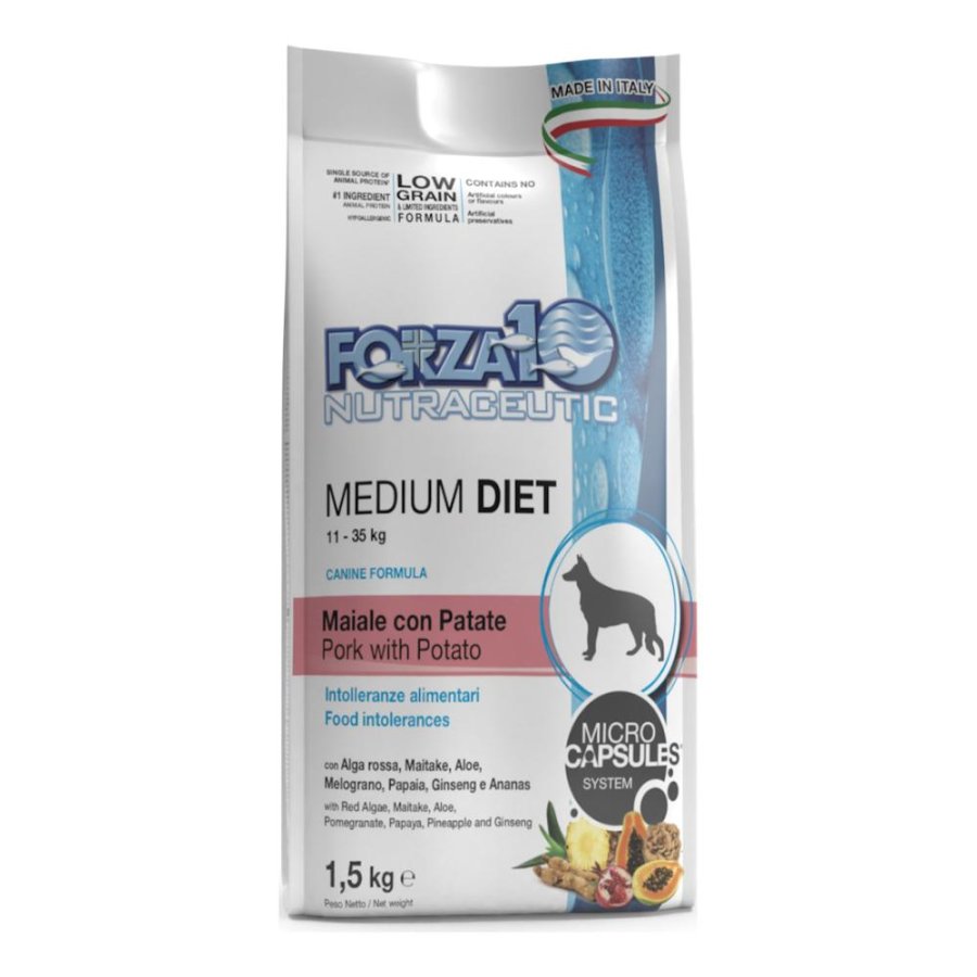 FORZA10 CANE DIET LOW MEDIUM MAIALE PATATE 1,5KG
