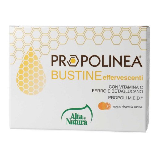 Alta Natura, Propolinea Bustine Effervescenti, 10 Bustine da 4g