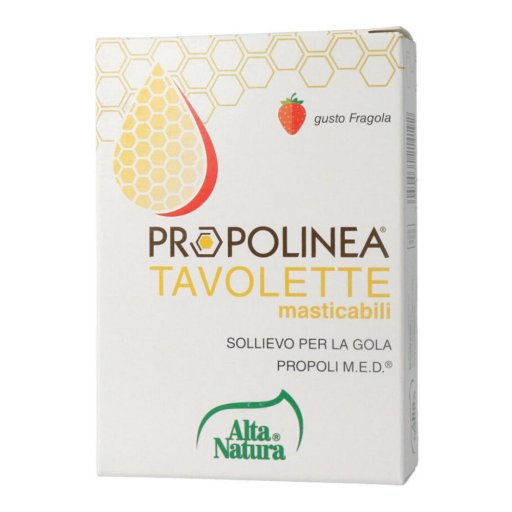 Alta Natura, Propolinea Fragola, 30 Tavolette Masticabili