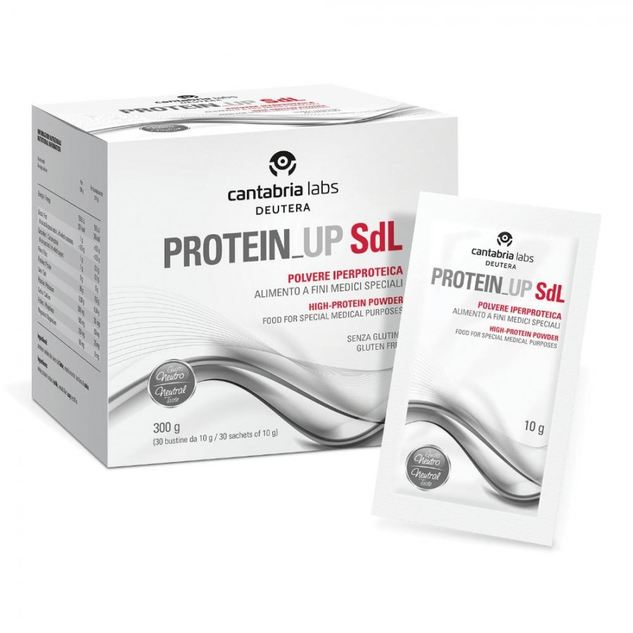 Protein Up SDL 30 Bustine da 10g - Integratore Proteico per Nutrizione Artificiale