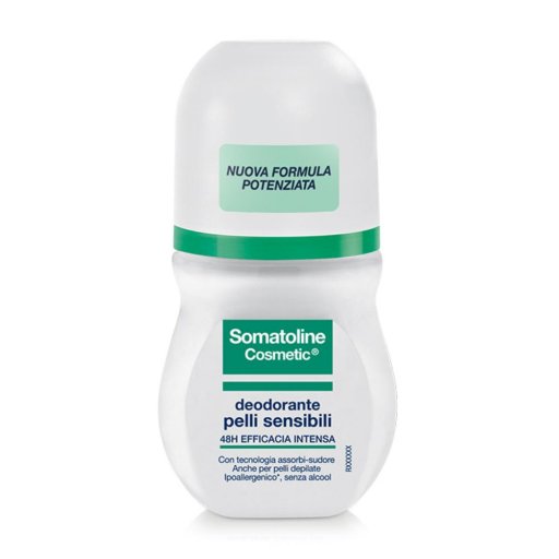 Somatoline Cosmetic, Deodorante Roll-On Pelli Sensibili, 50 ml