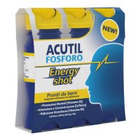 Acutil Fosforo Energy Shot 3x60ml - Integratore Energetico in Pratici Flaconi