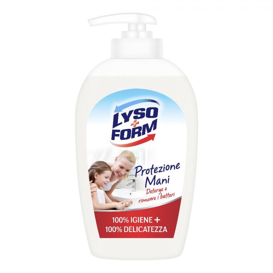 Lysoform Protezione Mani Sapone Liquido 250 ml - Detergente Antibatterico