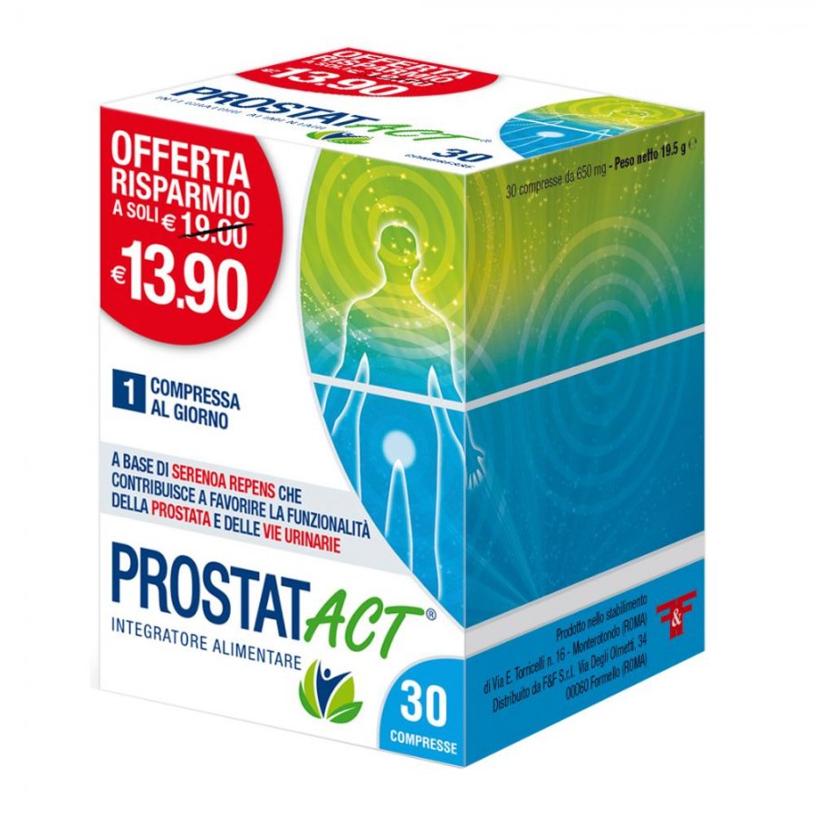 Prostat act - Integratore alimentare 30 compresse 