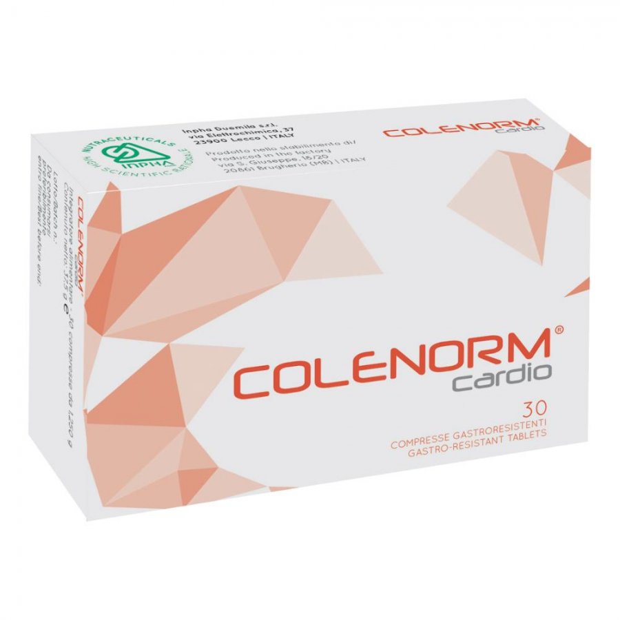 Colenorm Cardio 30 Compresse - Integratore per il Controllo del Colesterolo e il Benessere Cardiovascolare