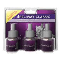 Feliway Classic Ricarica 3 Pezzi da 48ml - Feromone per Gatti Stressati