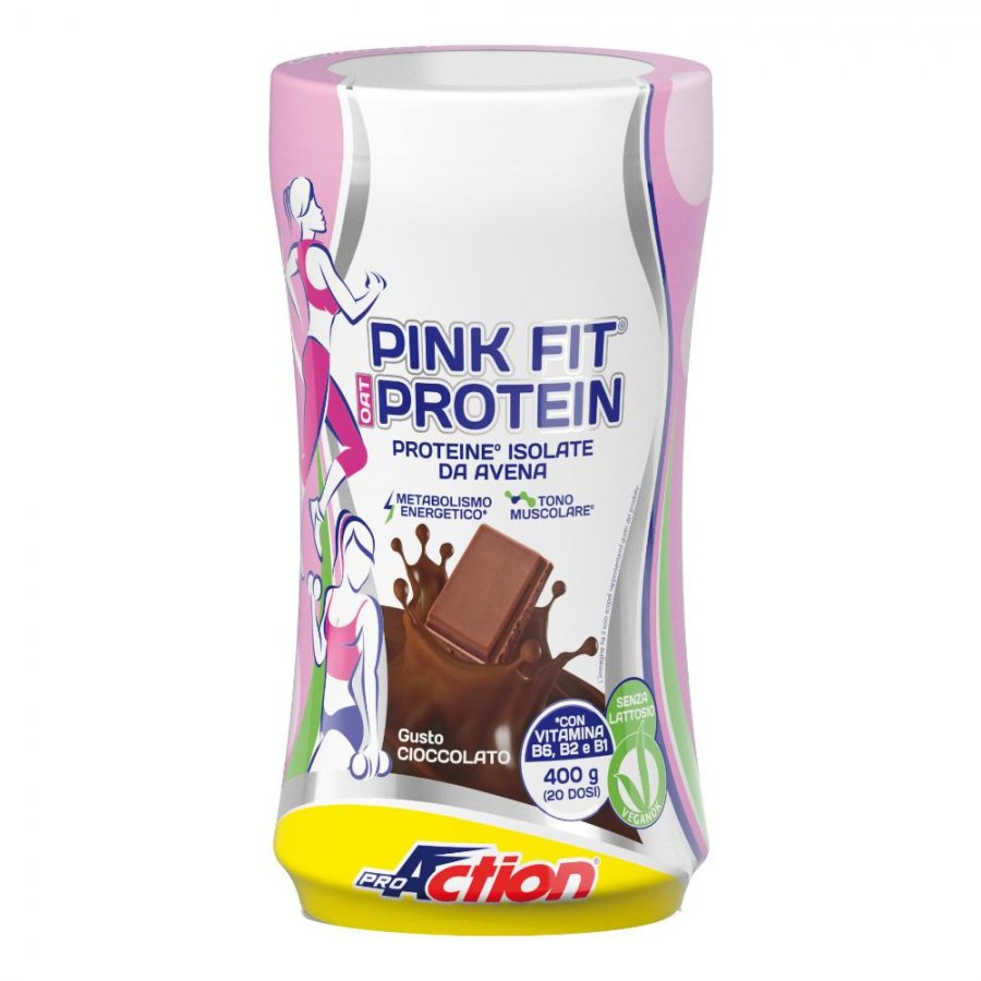 Pink Fit - Oat Protein Avena Shake Gusto Cioccolato 400 g
