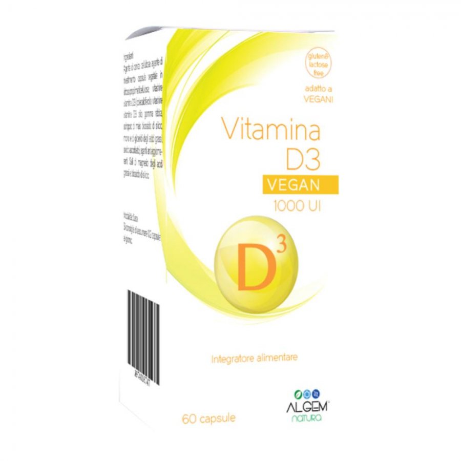 ALGEM Vitamina D3 1000UI 60 Cps