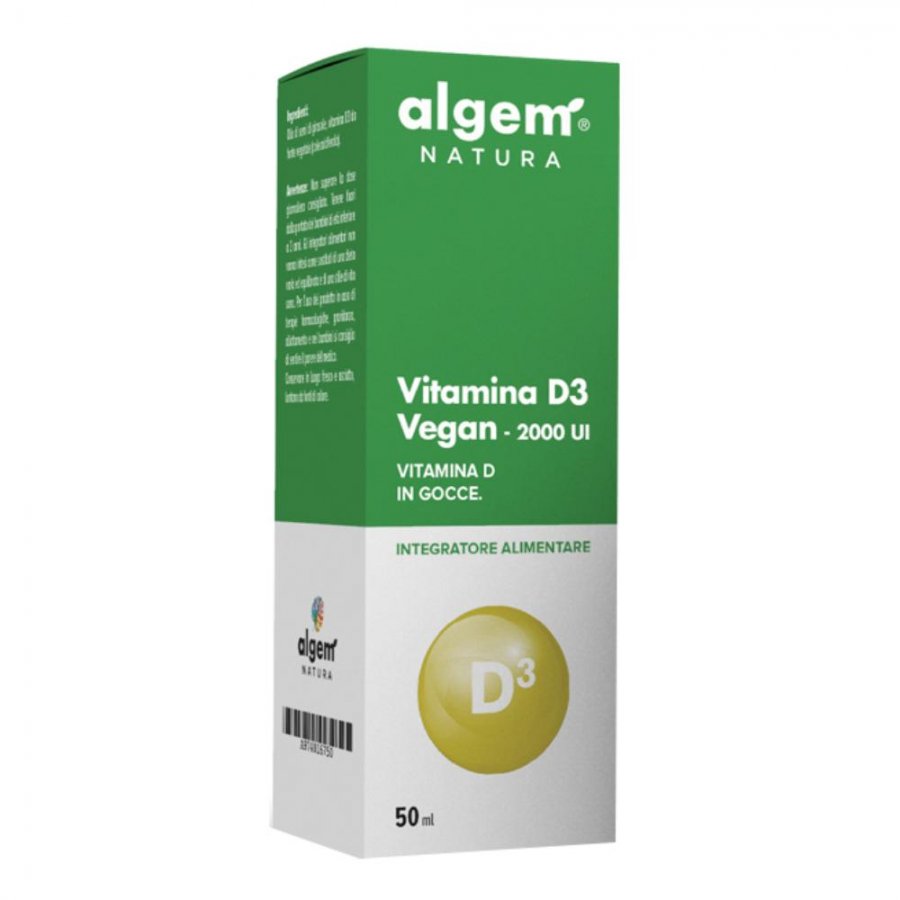 ALGEM Vitamina D3 Gtt 2000UI 50ml