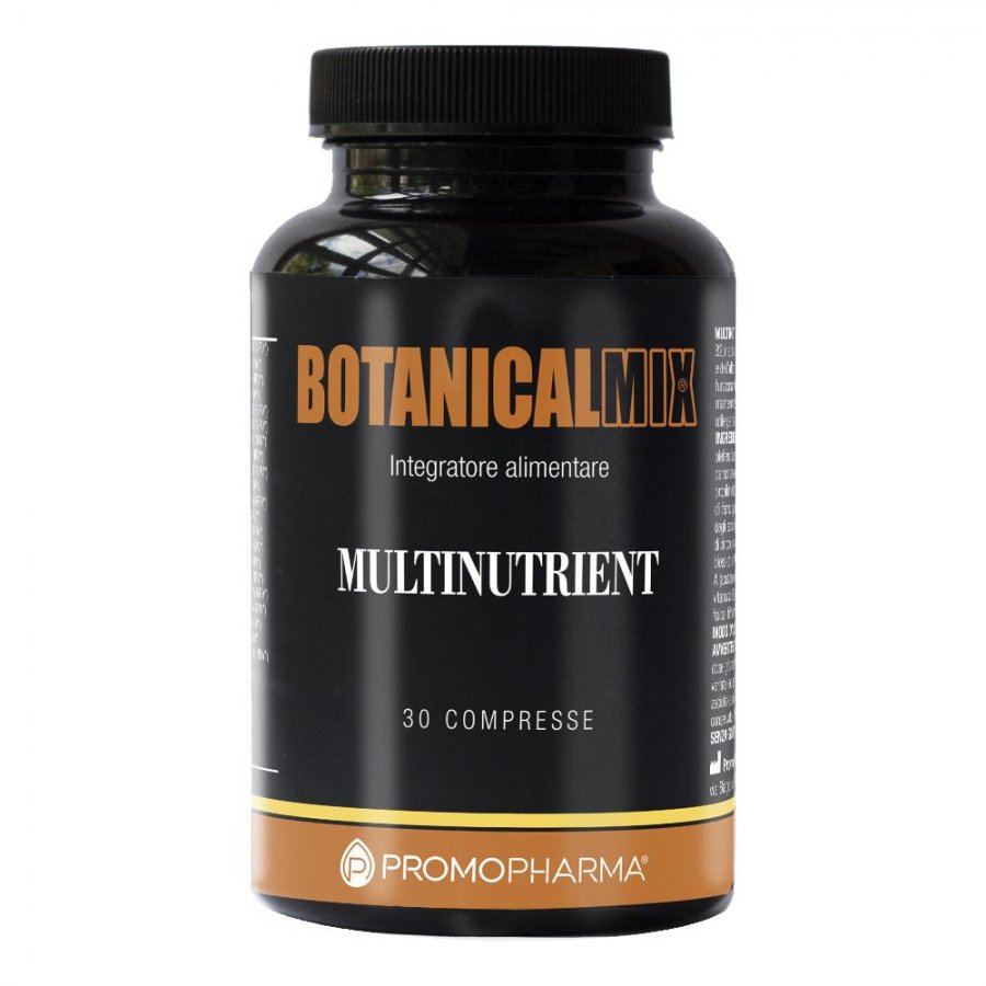 Botanical Mix - Multinutrient 30 Compresse, Integratore Multivitaminico e Multiminerale