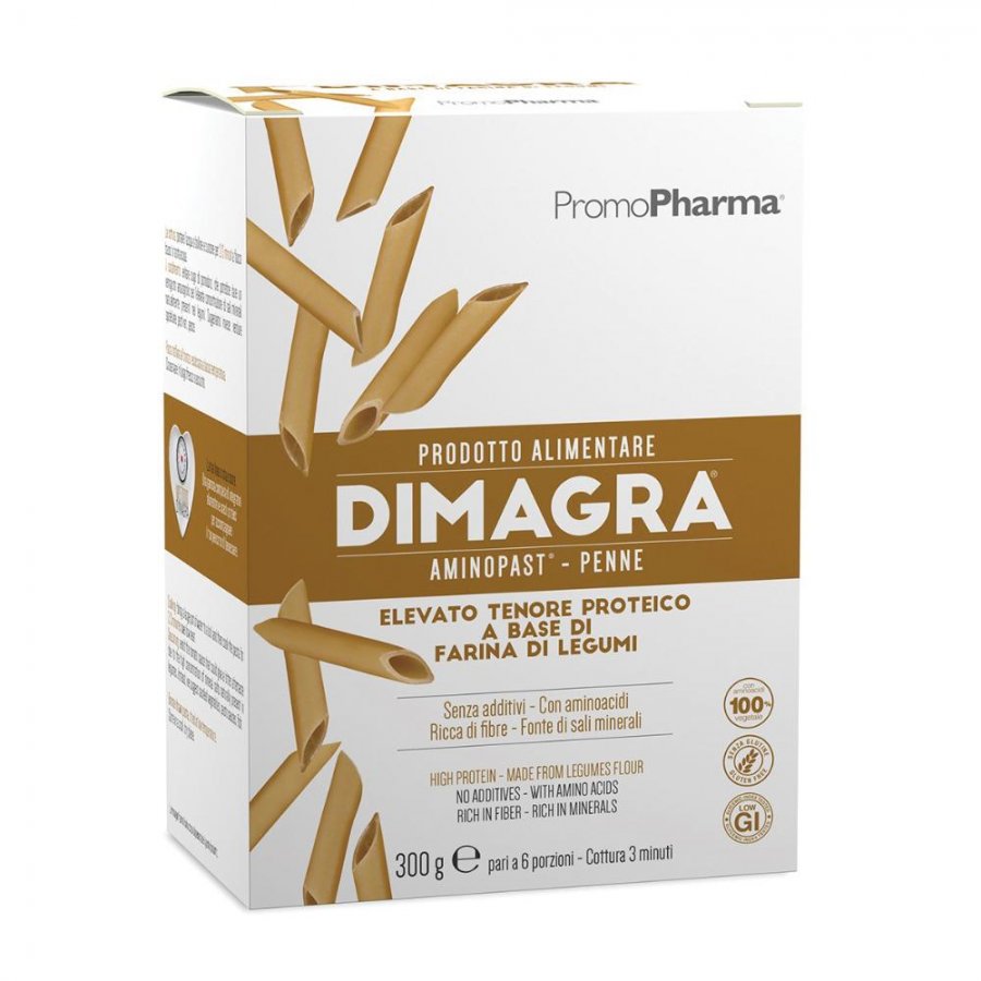 Dimagra Aminopast - Penne 300g - Pasta Proteica con Aminoacidi Essenziali