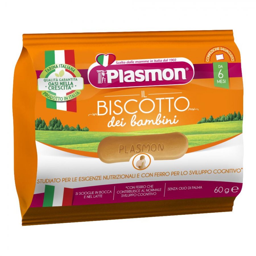 PLASMON Biscotti Snack Size 60g