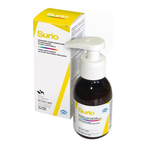 Surio Emulsione Fluida Appetibile per Cani e Gatti 100ml - Integratore Alimentare per Animali