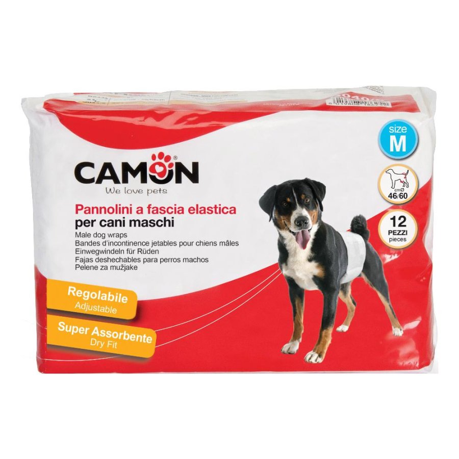 CAMON PANNOLINI A FASCIA PER CANI M