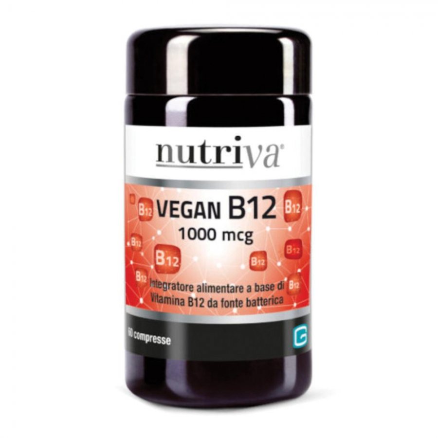 Nutriva Vegan B12 - Integratore a base di vitamina B 60 compresse