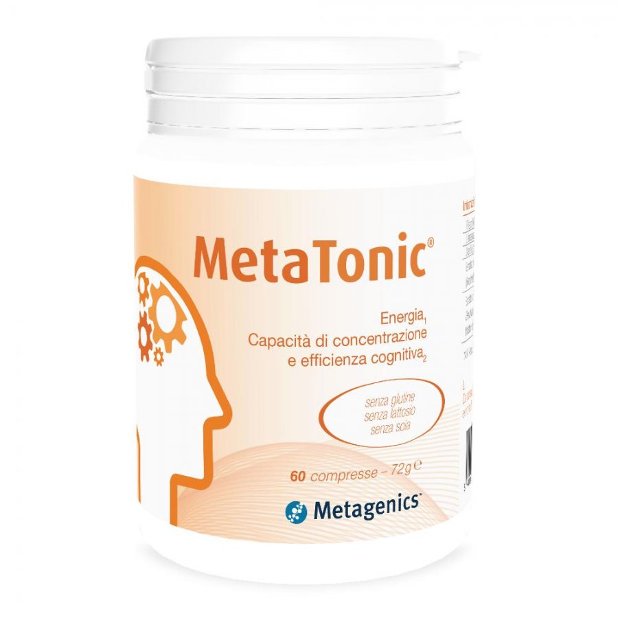 Metatonic 60 Compresse - Integratore Alimentare con Folato ed Estratti Vegetali
