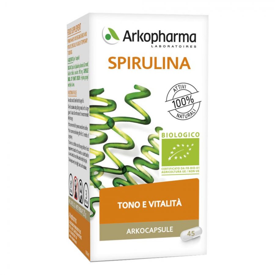 Arkopharma Spirulina Bio 45 Capsule - Arkocapsule Spirulina Bio