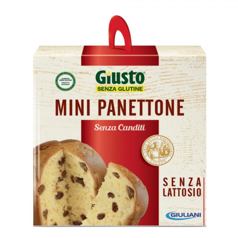 Giusto - Senza Glutine Mini Panettone Classico Senza Canditi 100g